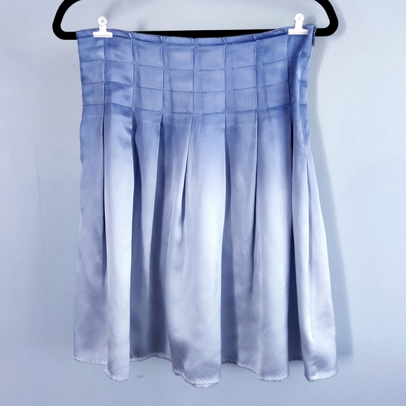 Firenze Dresses & Skirts - Firenze 100% silk pleated ombre midi skirt